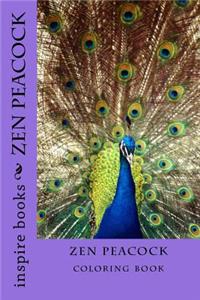 Zen Peacock: coloring book