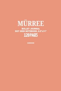 Murree Bullet Journal, Darkside, Dot Grid Notebook, 8.5 x 11, 120 Pages