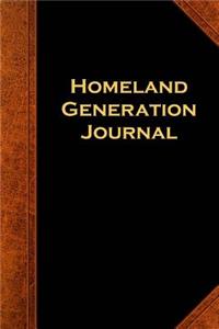 Homeland Generation Journal Vintage Style
