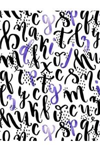 My Big Fat Bullet Journal Sparkly Letters Pattern 12