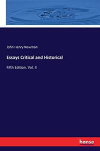 Essays Critical and Historical