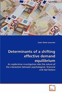 Determinants of a shifting effective demand equilibrium