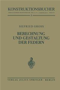 Berechnung und Gestaltung der Federn