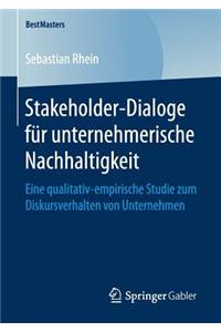Stakeholder-Dialoge Für Unternehmerische Nachhaltigkeit