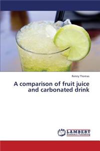 Comparison of Fruit Juice and Carbonated Drink
