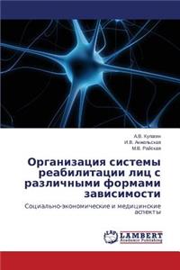 Organizatsiya Sistemy Reabilitatsii Lits S Razlichnymi Formami Zavisimosti