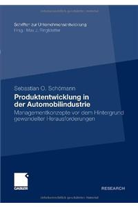 Produktentwicklung in Der Automobilindustrie