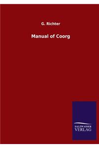 Manual of Coorg
