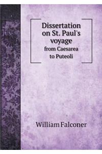 Dissertation on St. Paul's voyage from Caesarea to Puteoli