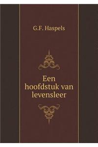 Een Hoofdstuk Van Levensleer