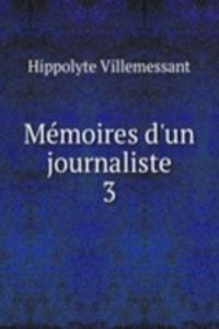 Memoires d'un journaliste