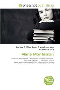 Maria Montessori