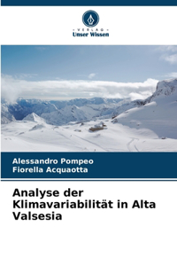 Analyse der Klimavariabilität in Alta Valsesia