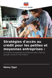 Stratégies d'accès au crédit pour les petites et moyennes entreprises