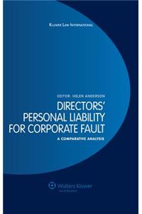Directors' Personal Liability for Corporate Fault