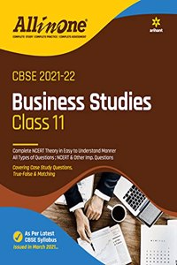 CBSE All In One Business Studies Class 11 for 2022 Exam (Updated edition for Term 1 and 2)