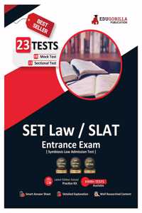 SET Law/SLAT (Symbiosis Law Admission Test) Entrance Exam 2023 - 8 Mock Tests and 15 Sectional Tests with Free Access to Online Tests