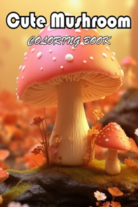 Cute Mushroom Coloring Book