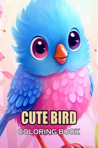 Cute Bird Coloring Book