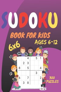 sudoku book for kids Ages 6-12