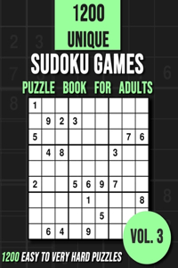1200 Sudoku Games book