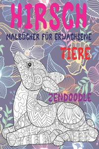 Malbücher für Erwachsene - Zendoodle - Tiere - Hirsch