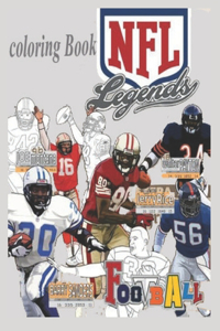 NFL Legends coloring Book