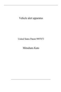 Vehicle alert apparatus