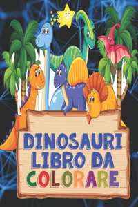 Dinosauri Libro da Colorare