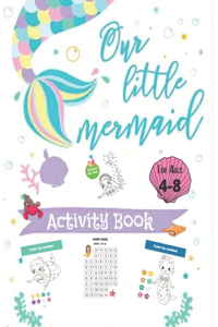 Our Little Mermaid activity book for ages 4-8