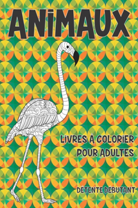 Livres à colorier pour adultes - Détente débutant - Animaux