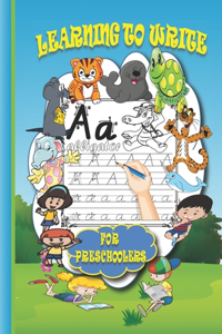 Learning to write for preschoolers