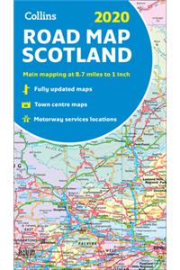 2020 Collins Road Map Scotland