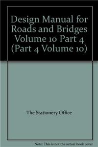 Design Manual for Roads and Bridges