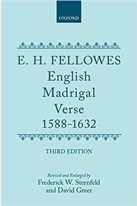 English Madrigal Verse 1588-1632