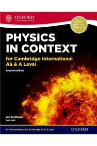 Physics in Context for Cambridge International as & A Level 2nd Edition