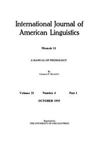 A Manual of Phonology
