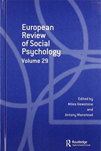 European Review of Social Psychology: Volume 29