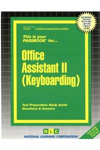 Office Assistant II (Keyboarding)