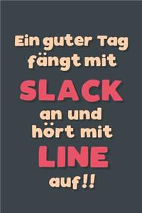 Ein guter Tag fängt mit Slackline an