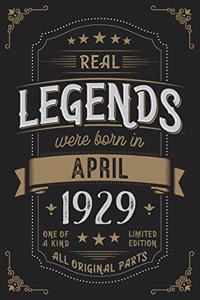 Real Legendes were born in April 1929