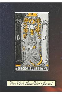 The High Priestess One Card Draw Tarot Journal