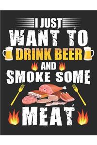 BBQ Smoker Recipe Journal Book