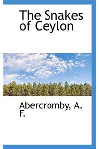 The Snakes of Ceylon