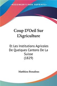 Coup D'Oeil Sur L'Agriculture