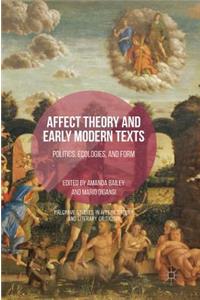 Affect Theory and Early Modern Texts