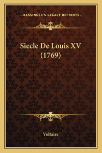 Siecle De Louis XV (1769)