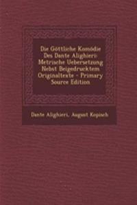 Die Gottliche Komodie Des Dante Alighieri
