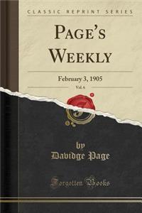 Page's Weekly, Vol. 6