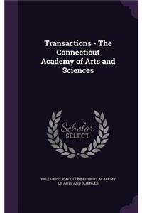 Transactions - The Connecticut Academy of Arts and Sciences